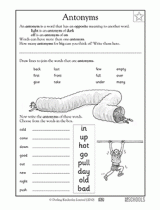 1st grade, 2nd grade Reading Worksheets: Synonyms | GreatSchools